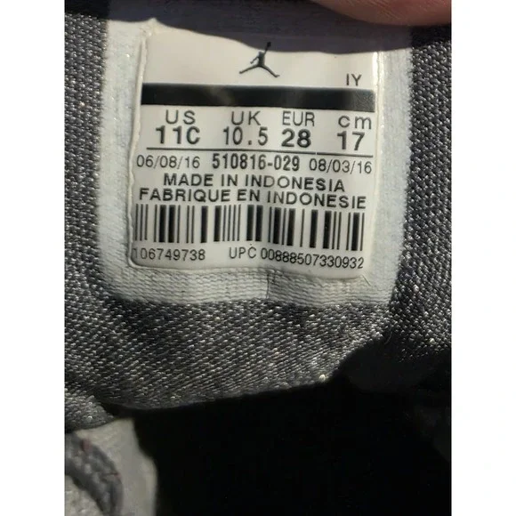 NIKE AIR JORDAN 12 RETRO GP (510816-029) WOLF GRAY /PASSION PINK/GRAY SIZE 11C - Picture 9 of 9